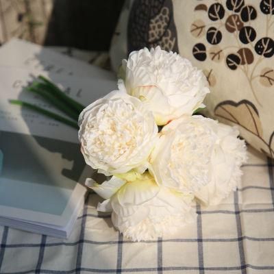 Artificial Silk Peony Bouquets Wedding Home Decoration