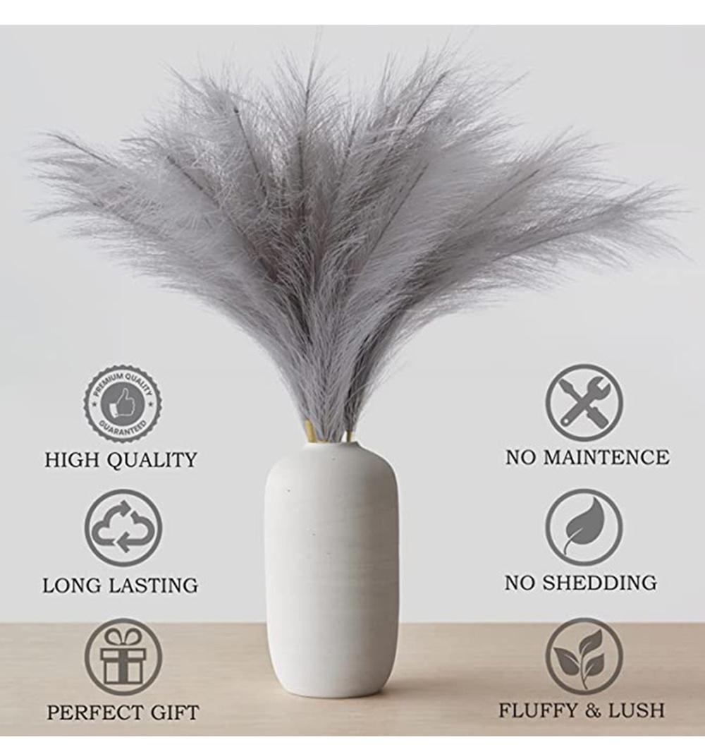 High Quality 43/45cm Artificial Pampas Grass Wedding Decoration Home Decoration Natural Dried Pampas Grass