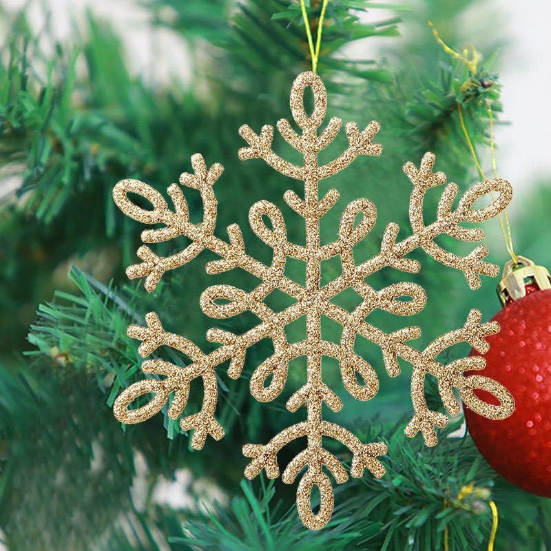 Christmas Decorations Snowflake Decorations Christmas Day Decorations 11.5cm Christmas Tree Decoration Gifts