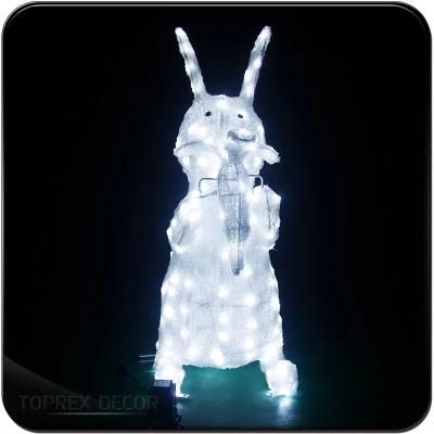 Quality Customizable Outdoor String Lighting Bunny Animation Animal Zoo Pendant Light for Easter Decoration