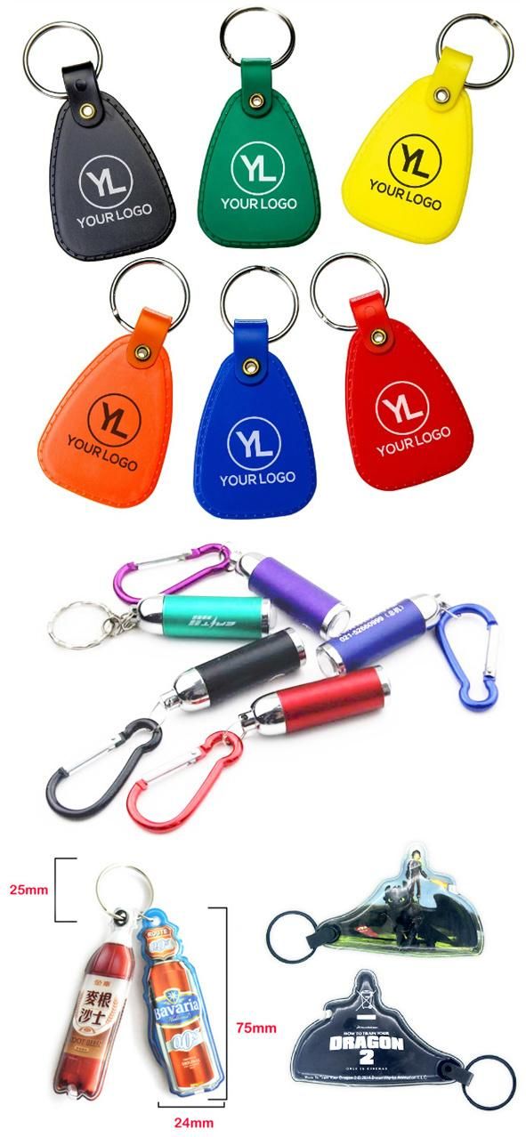 Custom Plastic LED Helmet Keychain Glowing Keychain for Promotion