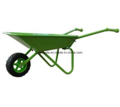 Green Color Kids Toy Cart /Wheel Barrow