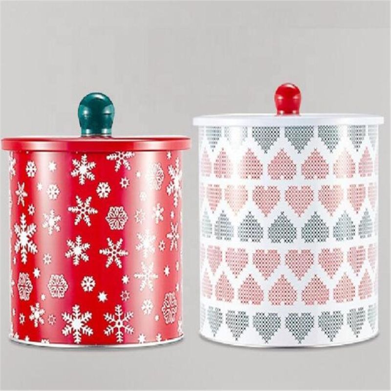 Cookies Biscuits Christmas Tin Can