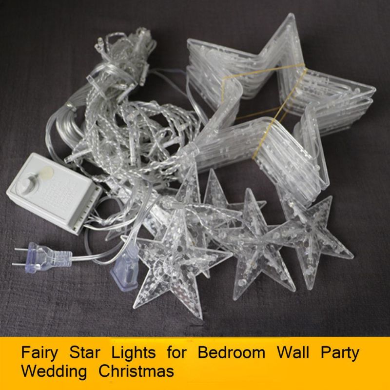 Star Curtain Lights Batteries Operated Window Curtain Lights