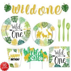 Wild One Birthday Party Tableware Paper Plate Cup Baby Shower Gifts
