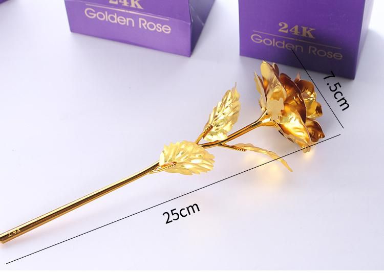 Amazon Hot Sale 24K Golden Rose 2022 Valentines Day Boxes Gifts for Women