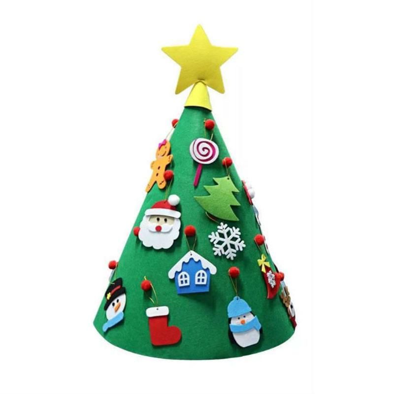 Christmas Decoration 3D Handmade Felt Home Christmas Decoration Craft Tree