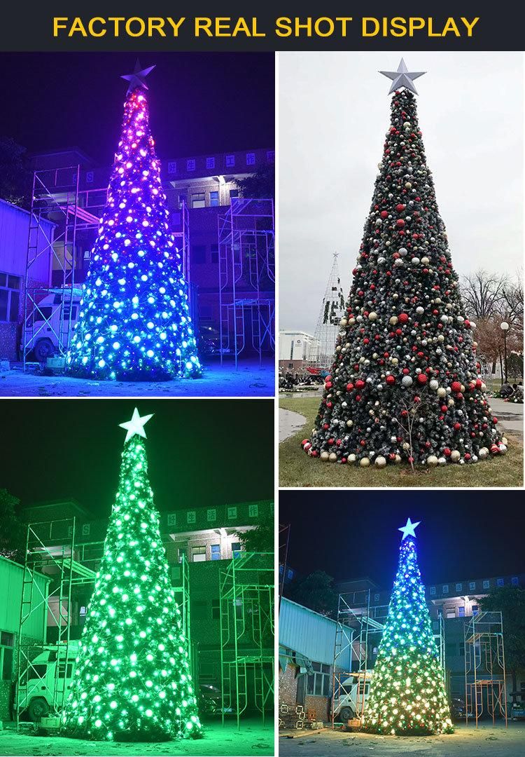 PVC Artificial Decorated RGB Program with Music Christmas Tree