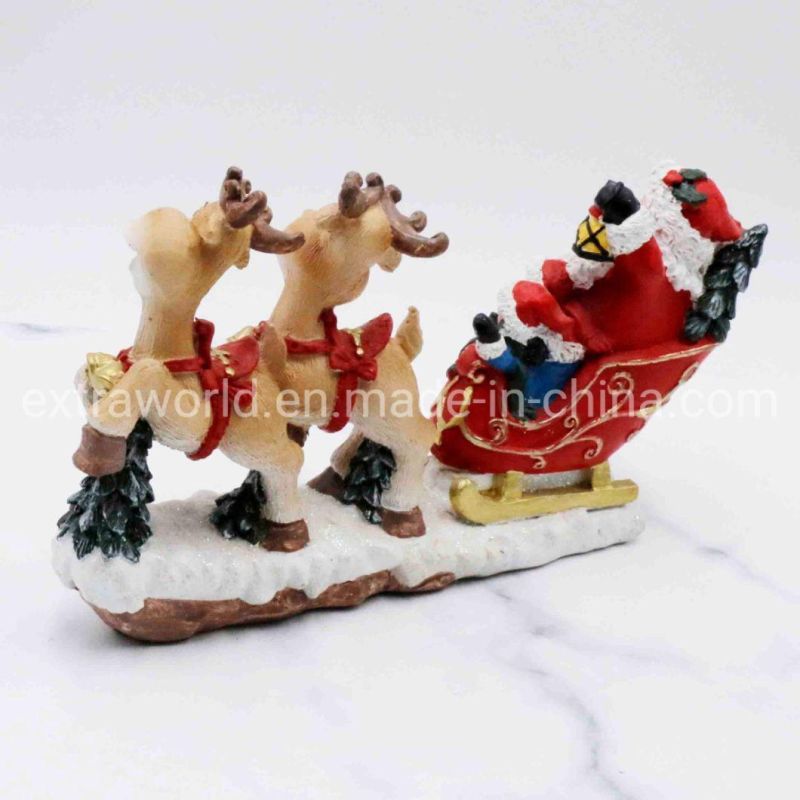 Christmas Decorations Santa′s Xmas Elf Resin Holiday Statue