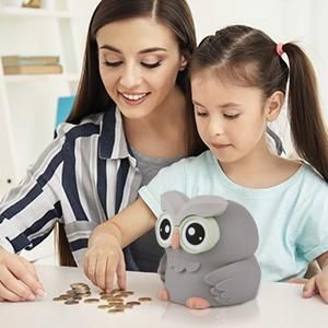 Promotional Christmas Gift Piggy Money Bank with Automatic Function