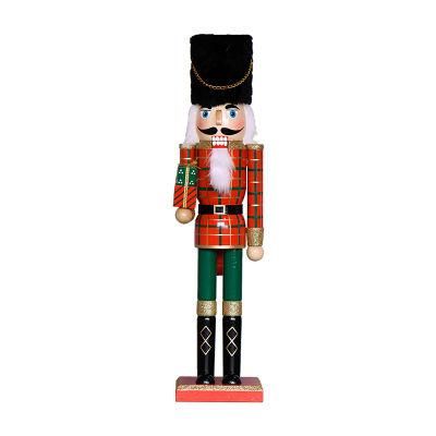 Wholesale 50cm Red and Green Wooden Christmas Nutcracker