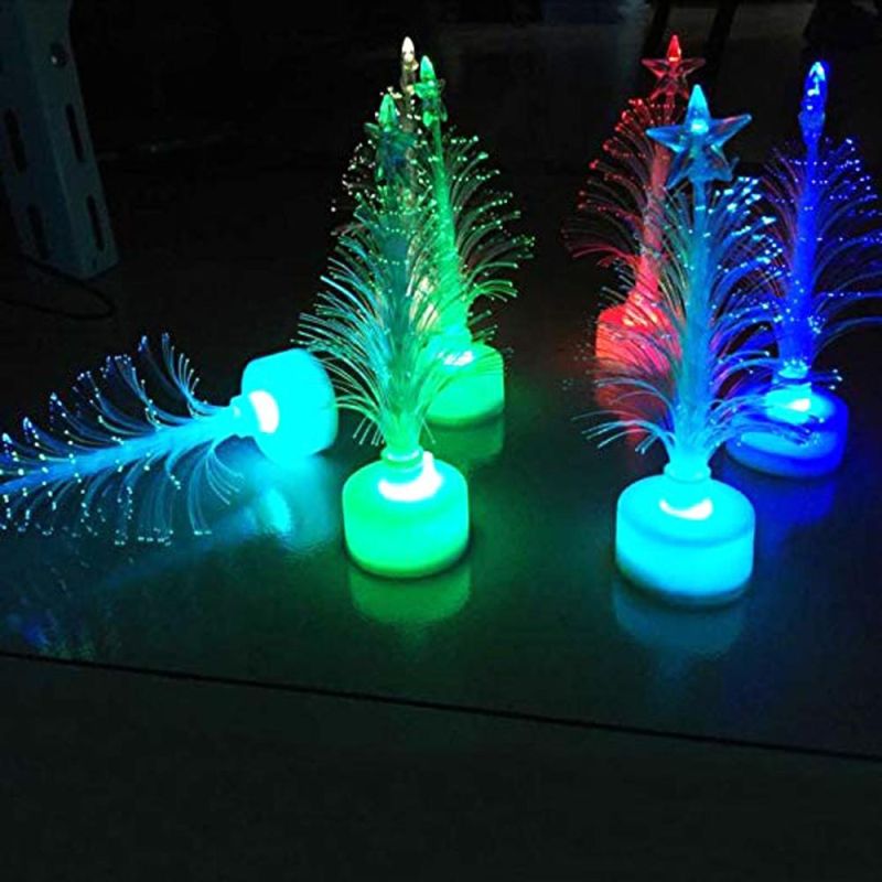 Mini Luminous Colorful Fiber Small Christmas Tree Light