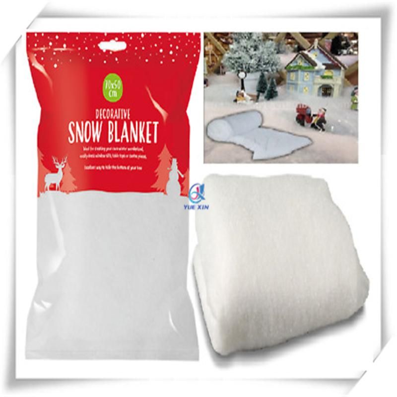 Christmas Ornament-Pure White Faux Snow Blanket /Carpet
