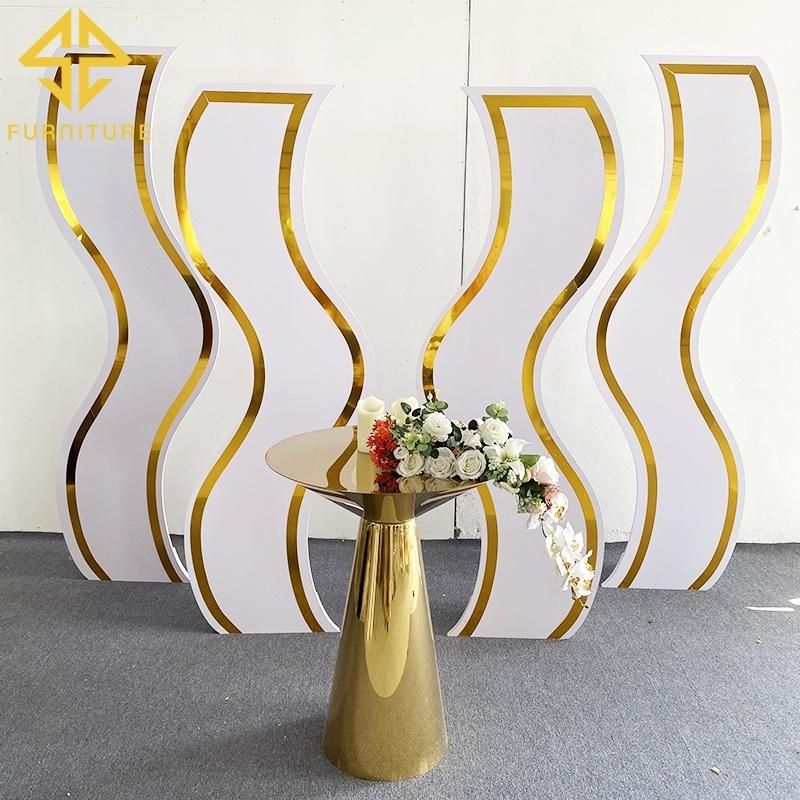 New Arrival PVC S Shape Wedding Backdrop for Events Party Background Wall Stand