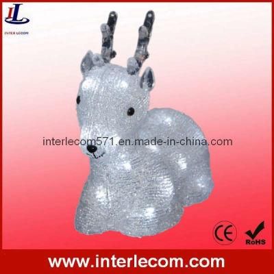 Christmas Reindeer with Decoration Christmas LED Light (PRO1)