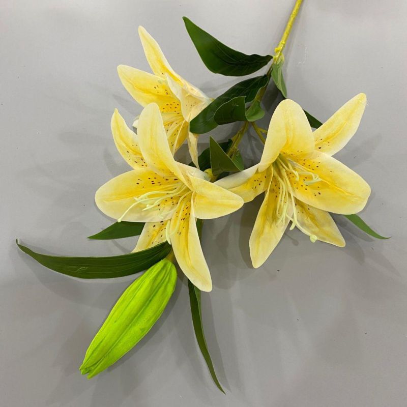 Artificial Flower Real Touch Latex Lily Flower