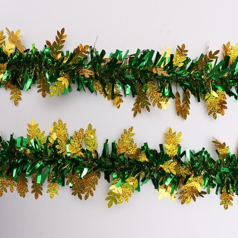 New Design Colorful Tinsel Garland Christmas Ornament Festival Party Decoration Supplier