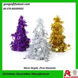Mettallic Tree of Christmas Tinsel Garland