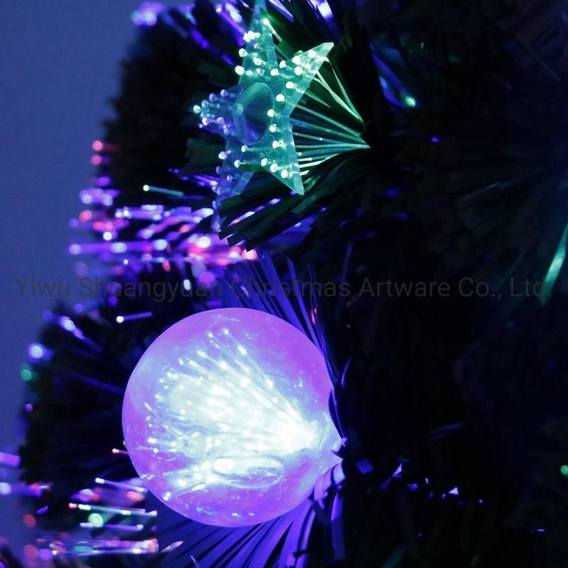 45-300cm Christmas Fiber Tree for Holiday Wedding Party Decoration Supplies Hook Ornament Craft Gifts