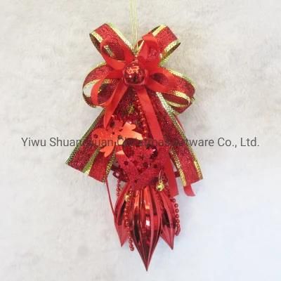 Red Jingle Bell Ornaments for Christmas Tree Decoration