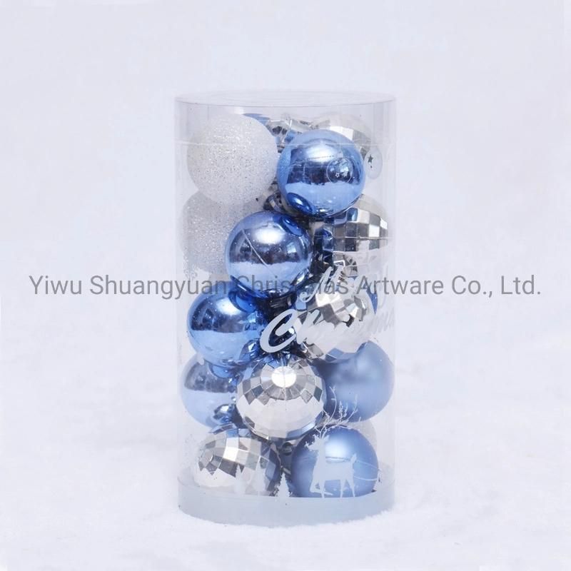 Artificial Christmas Hanging Balls for Holiday Wedding Party Decoration Supplies Hook Ornament Craft Gifts