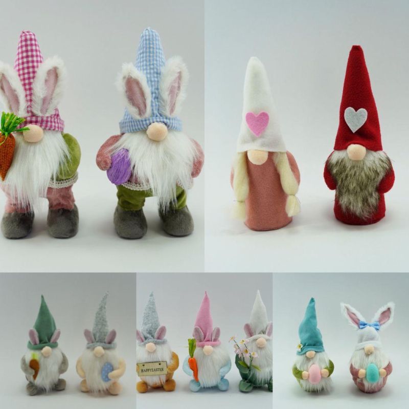 Handmade Hanging Special Fabric Foam Gnome Decorations Gnome Easter