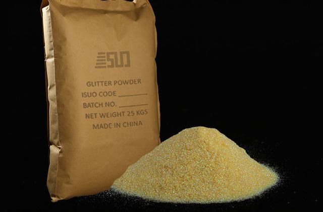High Grade Polyester Hexagon Yellow Rainbow Glitter for Tumblers Bulk Non-Toxic Rainbow Glitter