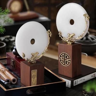 New Chinese Products Home Accessories Decor Jade Ornamental Material Decoration for Living Room