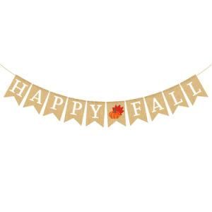 Thanksgiving Happy Fall Theme Party Decoration Baby Banner Garland