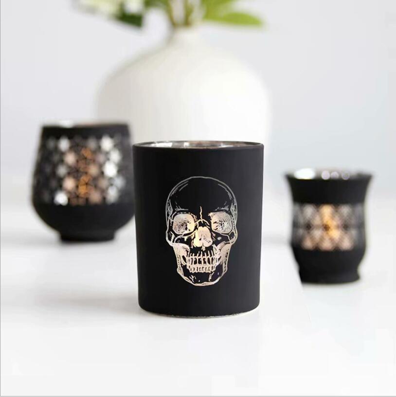 Fancy Candle Container Candle Holders Light Halloween Series Decorative Lighting