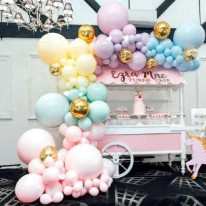 Amazon Hot Selling 112PCS Macaron 4D Balloon Girl Baby Shower Balloons