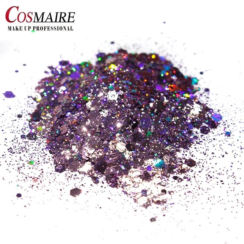 Wholesale Laser Chunky Glitter Mixed Size Bulk Cosmetic Glitter