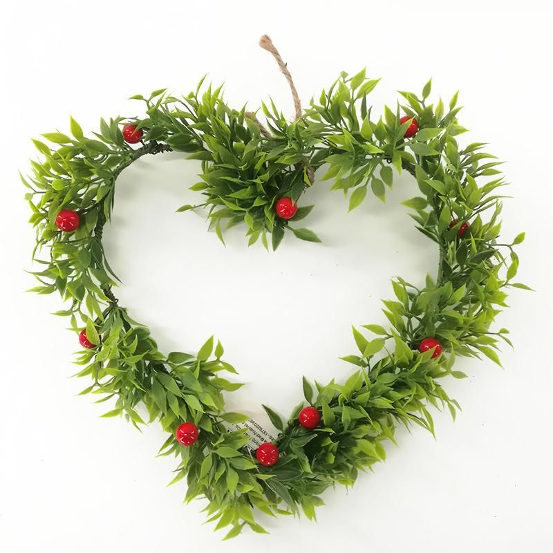 Decorative Christmas Wreath Artificial Prelit Christmas Wreath with Flower and Ball
