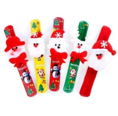 Christmas Decoration Cloth Art Clap Circle Party Wristband