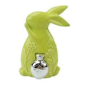 Ceramic Rabbit Easter Furnishing Articles, Porcelain Bunny