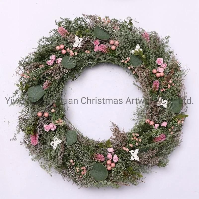 New Design Quality Spring Autumn Wreath for Holiday Wedding Party Halloween Decoration Supplies Ornament Craft Gifts