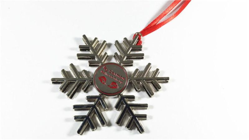 Customize Shape Metal Christmas Tree Ornaments Decoration