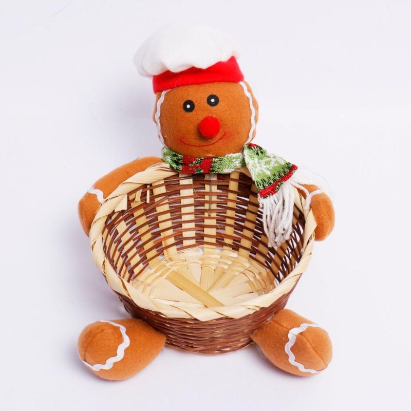 Christmas Fruit Basket Hanging Decor for Holiday Wedding Party Decoration Supplies Hook Ornament Craft Gifts