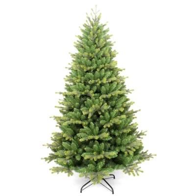 Yh2003 Artificial PE&PVC Christmas Tree 240cm Premium Spruce Hinged Tree with Metal Stand