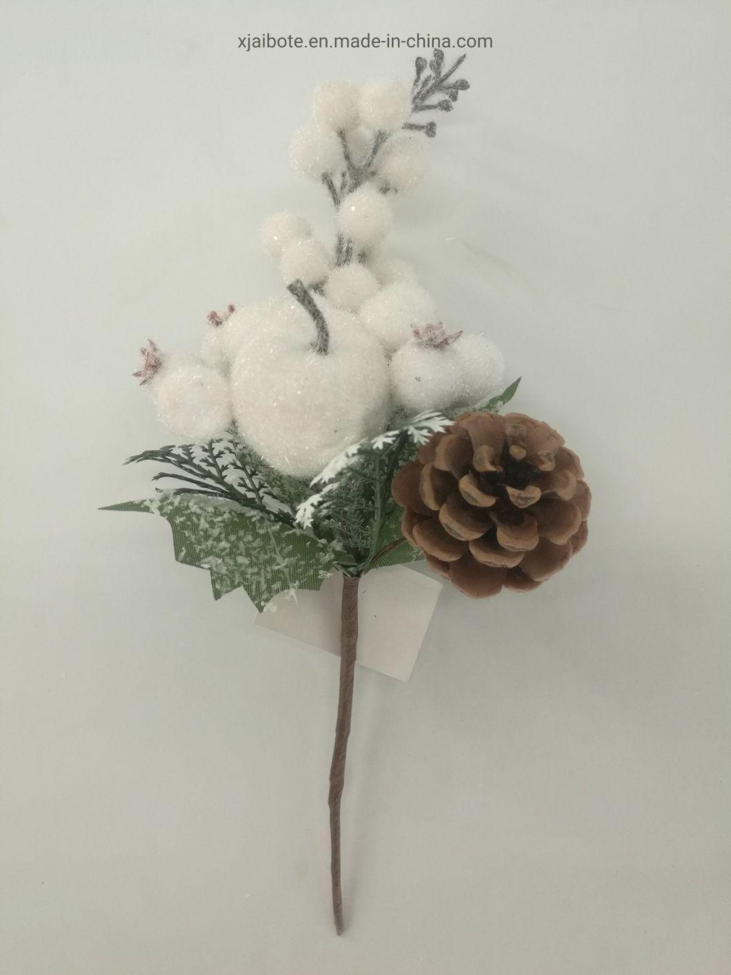 Christmas Pick White Berry for Xmas Holiday Decoration