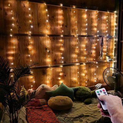 New Year Christmas Decorations 3m Remote Control USB LED Fairy Lights Garland Curtain Lamp
