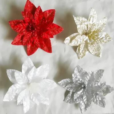 Red Flower for Christmas Decoration Home Ornaments