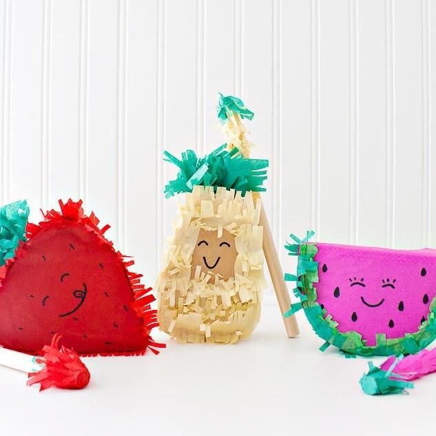 Handmade Kids Children Birthday Party Pinata Customized Shape Wholesale Mini Pinata Filler Toys