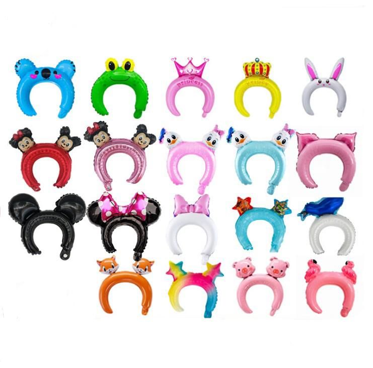 Mix Style Party Supply Fashion Balloon Headband Funny Animal Shape Foil Balloon Standard Size
