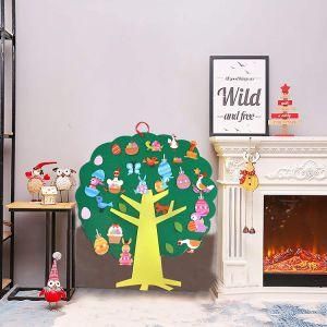DIY Kids Children Felt Christmas Tree with Accessories Ornaments Home Office Indoor Gifts Decoration