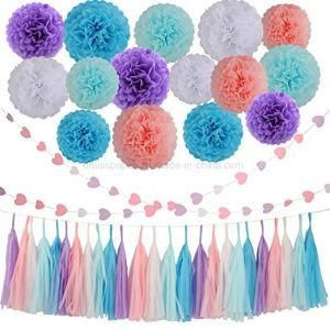 Umiss Paper Summer Wedding Bridal Party Decorations for Factory Supplier OEM