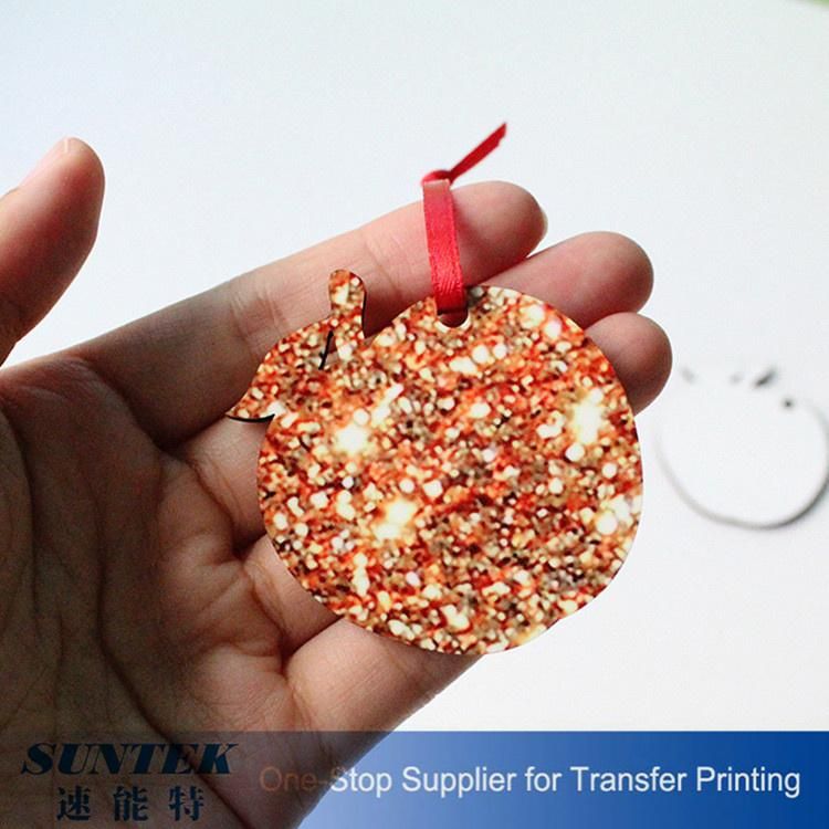 Wholesale Customized Gift Sublimation Fashion Wood Pendent Christmas Decoration MDF Ornaments