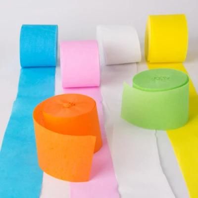 Coloured Crepe Paper Streamer Party Decoration