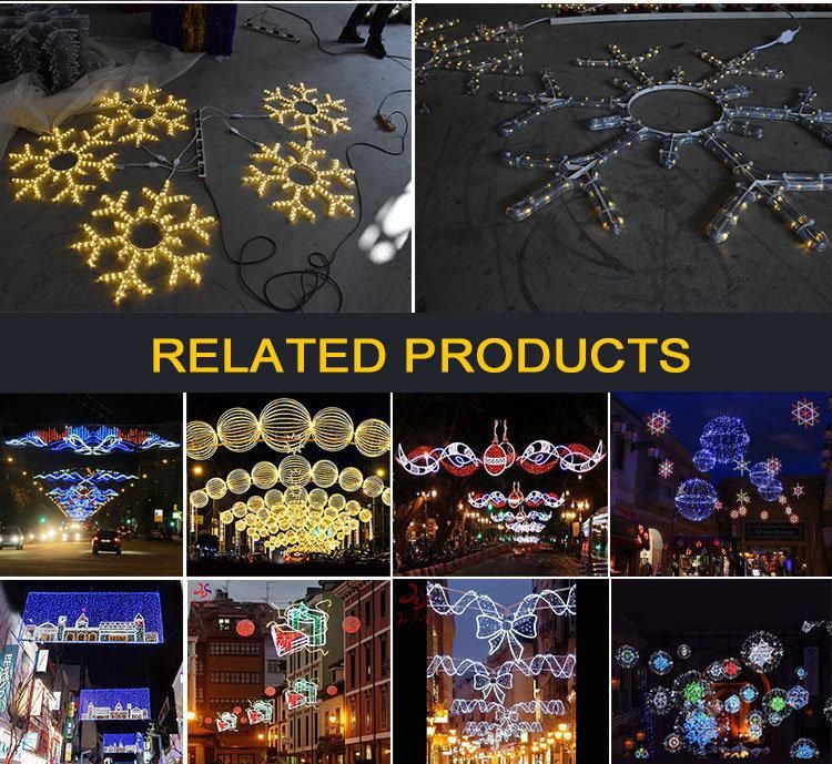 Christmas Decoration Motif Lighting LED Cross Street Light