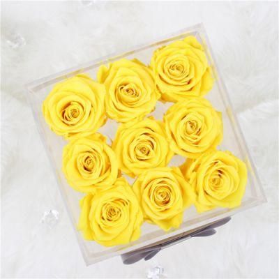 Ecuadorian Roses Preserved Eternal Rose Acrylic Box Rose Gifts